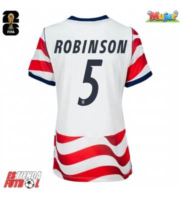 Estados Unidos Antonee Robinson #5 Primera Equipación Mujer Mundial 2026 Manga Corta